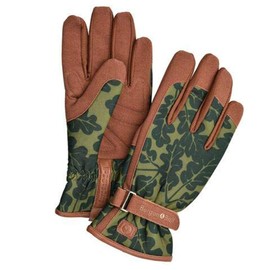Burgon & Ball Love The Glove Ladies Gardening Gloves, Medium/Large, Oak Leaf Moss