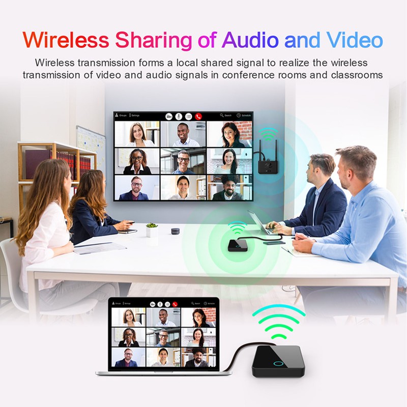 Wireless HD Extender 4K 1080P HD Multimedia Interface Transmitter and