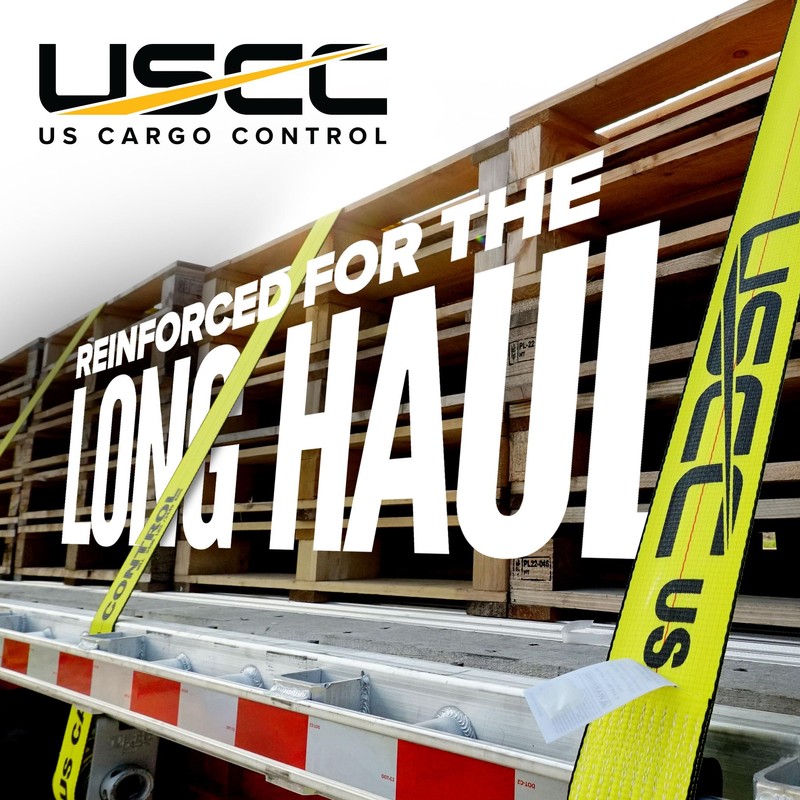 US Cargo Control 4" x 30' Winch Strap with D-Ring,