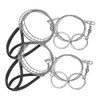 Tuperoymse 4Pcs Wire Saw Chain Garrote Wire Rope Chainsaw Survival