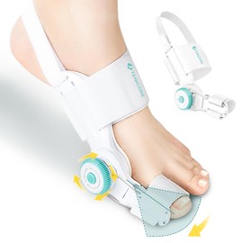 TENICORE Bunion Supporter, Dial Type, Toe Separator, Toe Supporter, Toe Supporter, Toe Supporter, Heel Fixing Belt, One Size Fits Most, Left and Right Use, Indoor Use, Instruction Manual Included 1 Piece