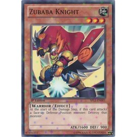 YU-GI-OH! - Zubaba Knight (SP13-EN001) - Star Pack 2013 - 1st Edition - Starfoil Rare