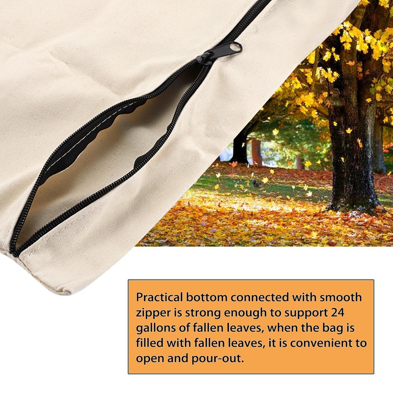 IGNPION Universal Leaf Vacuum Blower Bag with Shoulder, 90L Large