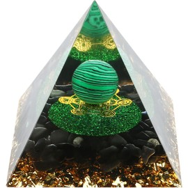 EnergyPower Orgonite Pyramid Large Natural Stone Stone Crystal Love Luck Wedding Luck Luck Luck Work Luck Encouragement Aura Feng Shui Astrology Higher Self Chakra Waves Purification Spirit Unity Meditation Zen Yoga Spiritual Mind Spa Mindfulness Pyramid