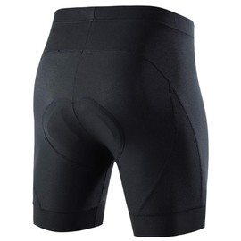 XGC Men's Cycling Shorts with Elasticated Breathable 4D Gel Seat Pad with High Density - Black_black, size: m
