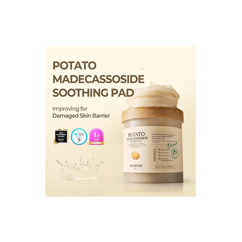 Skinfood [Skinfood]Potato Madecassoside Soothing Pad (60ea)