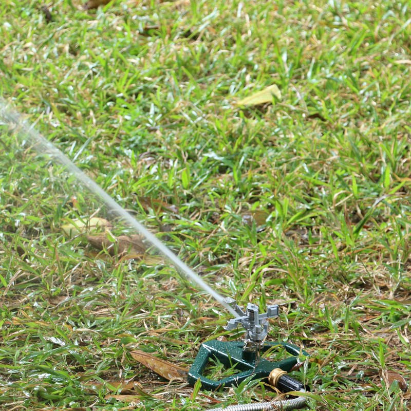 STYDDI Sprinklers for Yard, Metal Impact Sprinkler with Metal Base,