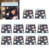 10pcs Children Cartoon Cute Solar System Poster Home School Planet