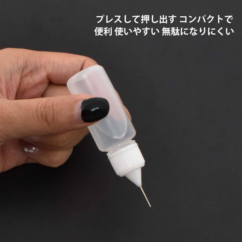 Needle Bottle Needle Tip Applicator with 6 Small Funnels, Glue