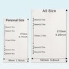 Toplive A5 Refill Paper [5 Pack], 100GSM Thick 6 Hole