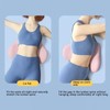 Contoured Lumbar Support Cushion for Sitting and Resting – Butterfly-Shaped