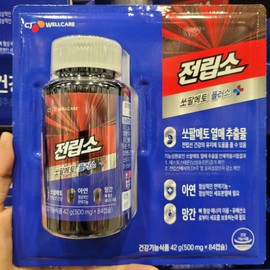 CJ Wellcare Jeopso Saw Palmetto Plus 500mg 84 Capsules Zinc Manganese / CJ웰케어 전립소 쏘팔메토 플러스 500mg 84캡슐 아연 망간