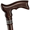 Asterom Handcrafted Ergonomic Wooden Walking Cane for Men and Women