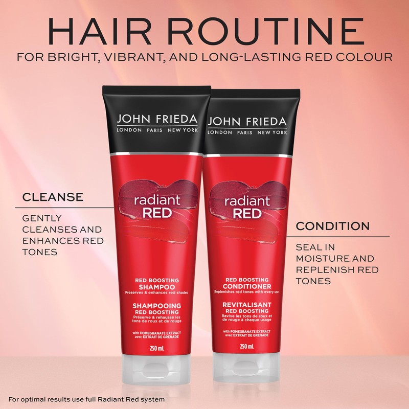John Frieda John Frieda Radiant Red Red Boosting Shampoo for