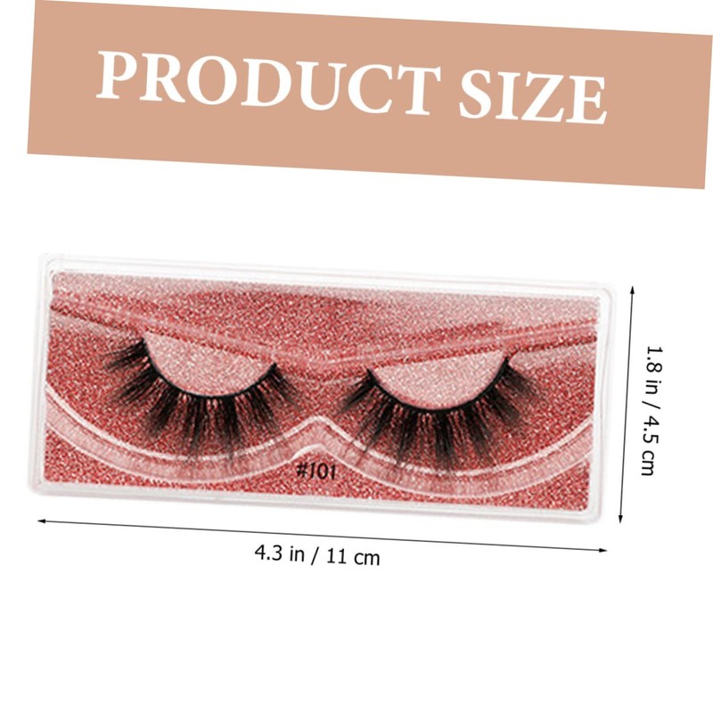 Healeved 12pairs False Eyelashes Thick and Flared Natural Look Grafting
