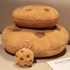 3D Simulation Cookie Pillow, Fun Round Throw Cookie Food Pillows,Suitable