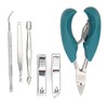7pcs Nail Clippers Set Dead Skin Fork Paronychia Forceps Nail