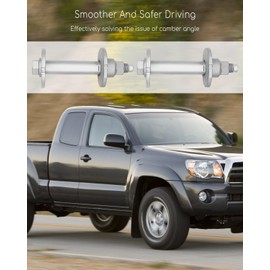 QAGGUM 4 Pcs Front Alignment Camber Toe Adjustment Bolts Fits for Toyota Tacoma 4Runner 1996-2004, Lower Control Arm Cam Bolts Kit Replace 48409-35050 48452-35020 90080-11283