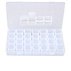 Qoosea 28 Grids Diamond Embroidery Box, Diamond Storage Box Beads