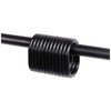 WENKO Shower Curtain Rings Black Small Set of 12 -