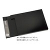 ナカバヤシ 高透明フィルムポケットアルバム 2Lサイズ用／ヨコ型 ブラック ホCX-2LE-D