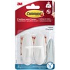 Command Bathroom Designer Hooks Water Resistant - 2 Hooks and