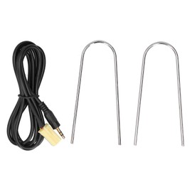 Cable de Entrada Auxiliar AJack de 3,5 Mm con Herramienta de Instalación Y Extracción Adaptador Bluetooth Auxiliar para Estéreo de Coche Apto para Grande Punto / 500 de 6