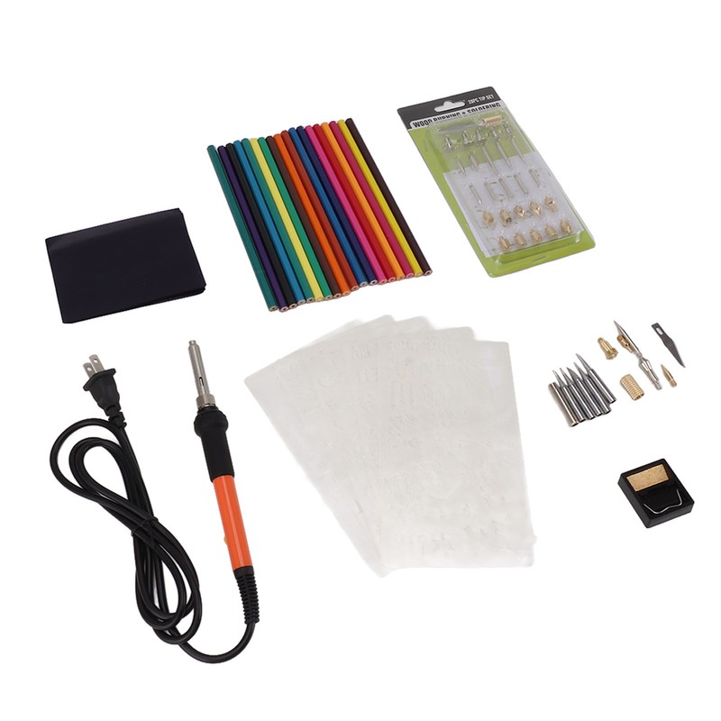 83 PCS Soldering Iron Set 60W Rapid Heating Adjustable Temperature