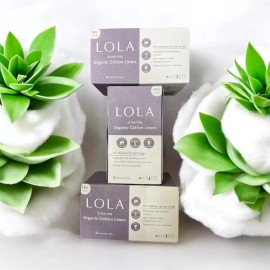 Lola Organic Cotton Ultra Thin Liners Lola Light Absorbency 36 Ct Made In Italy 3 Box