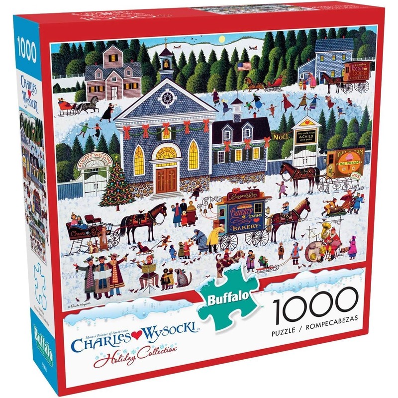 Buffalo Games - Charles Wysocki - Churchyard Christmas - 1000