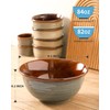 Hasense Serving Bowls, 84 Ounce Ceramic Serving Dishes for Salad