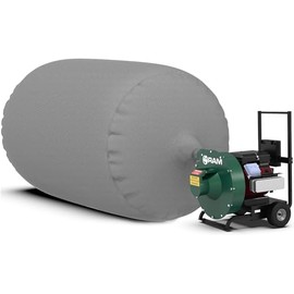 Extra Heavy Duty Insulation Vacuum Bags by RAM - Size 6 ft x 4 ft - Holds EST 75 Cubic Feet - X-Low Dust Bag - 3.0 Fabric Strength - 10 Bags