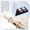 PATIKIL A4 3 Hole Ring Binder Mechanisms, 2 Set 1.97"