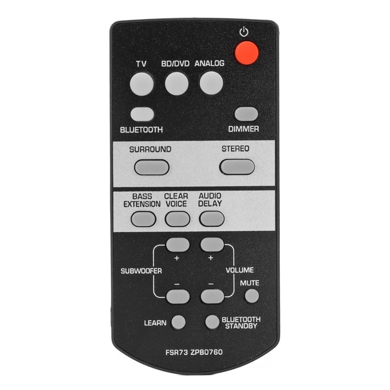 Soundbar Remote Control for Yamaha, Replacement ATS1050 SRT700 Bar Controls