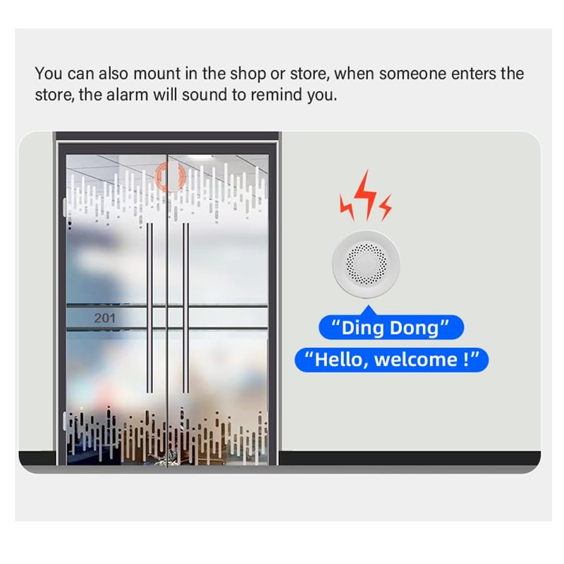 UanTii Tuya Smart Siren Alarm 100dB Loud Speaker WiFi Siren
