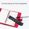 TopHomer 2 Pack Bookmark Rulers, Black and Clear Plastic Page
