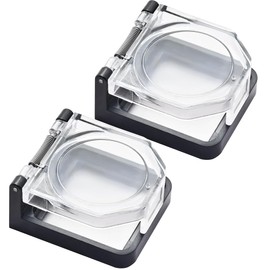 omolly Power Push Button Switch Cover, Waterproof, Dustproof, Collision-Proof Safety Protector for 25mm Mounting Hole