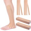 Geiserailie 30 Pcs Precut Lymphatic Drainage Tape Kinesiology Precut Fan