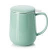 Sweese 20 OZ Porcelain Tea Mug with Infuser and Lid,