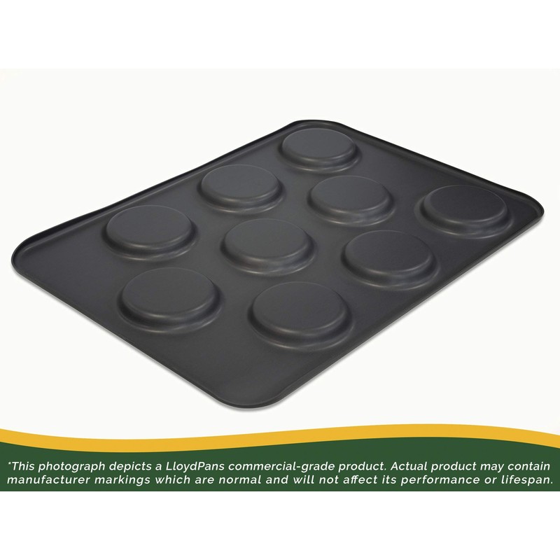 Lloyd Pans Kitchenware 12.88 by17.88 Inch 9-Cavity Round Egg Pan
