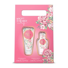 Maja, Estuche Coleccionable Love Rose 2 piezas, contiene un Body Splash de 60 ml y una Crema para manos de 80 ml                                      