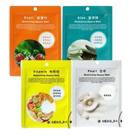 All Lady Mikium Essence Mask Pack x 10 Sheets 4-Type Set / 올레이디 미키움 에센스 마스크팩X10매 4종 모음