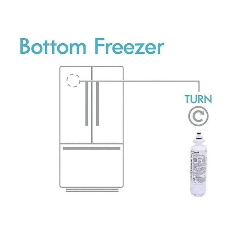 Kenmore 469690 Replacement Refrigerator Water Filter Fit LG LT700P 4pack
