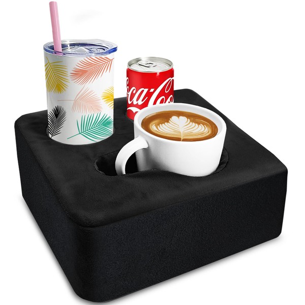 Couch Cup Holder Pillow, Nisdoing Couch Cup Holder Tray! Keep