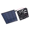 5W Solar Panel Fan Eco Friendly Low Noise Compact Portable
