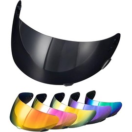 PSLER Qualifier Visor- Qualifier Helmet Visor Motorcycle Face Shield Accessories Replacement for Bell Qualifier/Star/Vortex/RS-1/Revolver,Black