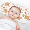 TEAMOMAS Christmas Gingerbread Man Candy Muslin Burp Cloths for Baby,