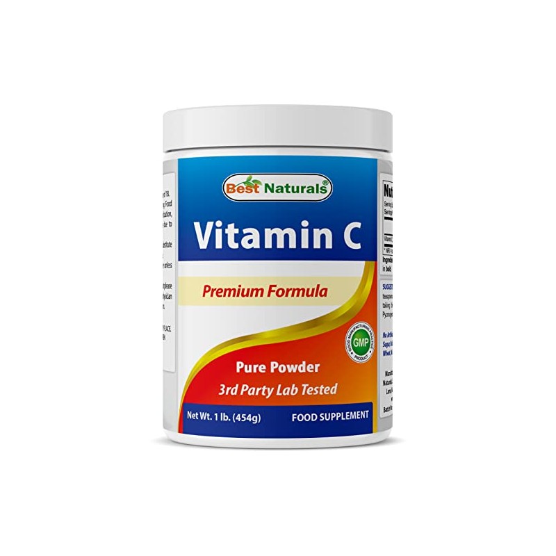 Best Naturals 100% Pure Vitamin C Powder 1 lb (454