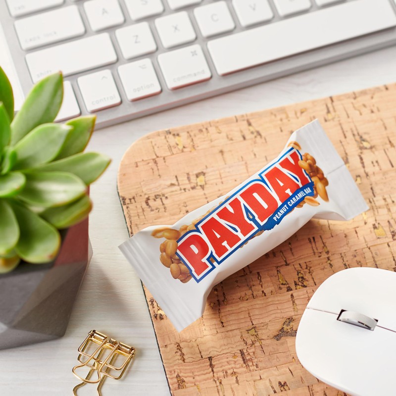 PAYDAY Peanut Caramel Snack Size, Candy Bulk Bag, 33 oz