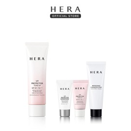Hera [24AWD] UV protector tone up 50ml + leisure sports 15ml + tone up 15ml + refreshing foam 50g, none / 헤라 [24AWD]UV 프로텍터 톤업 50ml + 레포츠 15ml + 톤업 15ml + 리프레싱 폼 50g, 없음